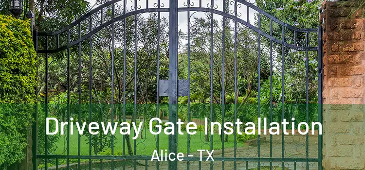 Driveway Gate Installation Alice - TX
