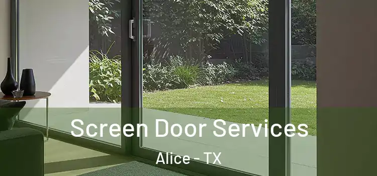Screen Door Services Alice - TX